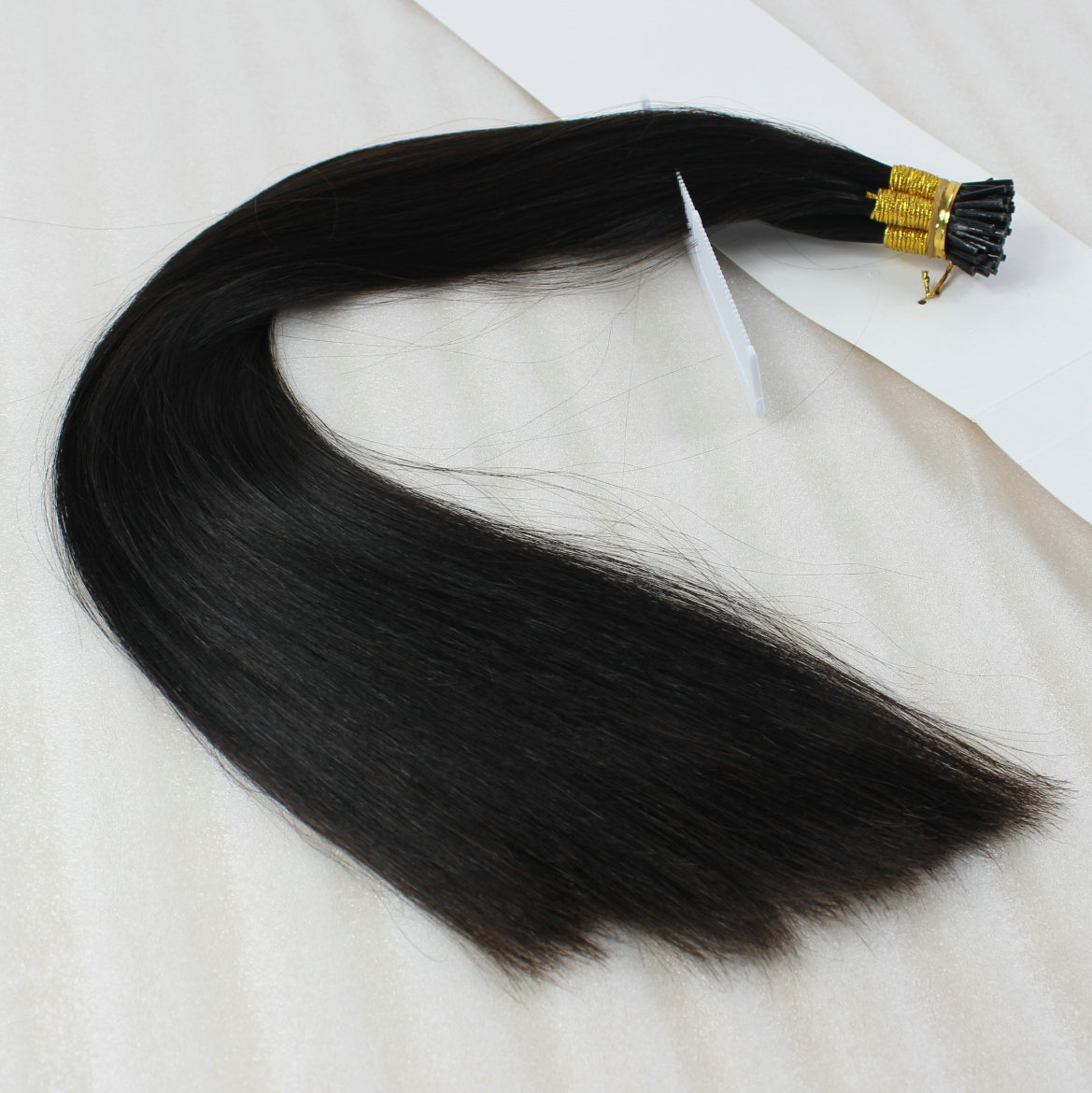 Peruvian I tip hair extension for salon DL0001